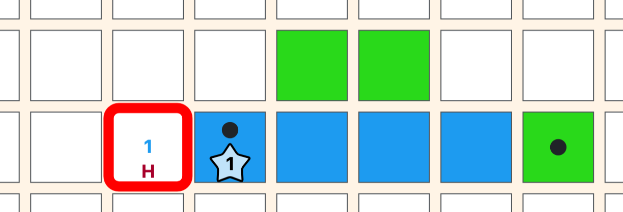 Green blocks blue's continuing threat at H